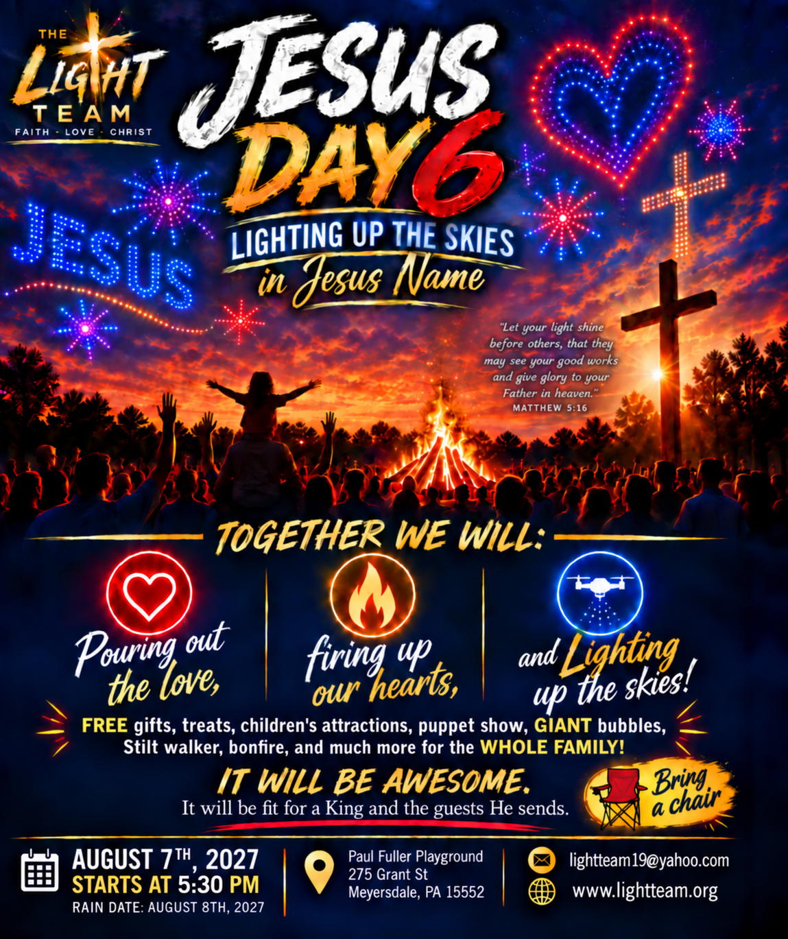Jesus Day 6 — Light Up the Skies in Jesus Name!